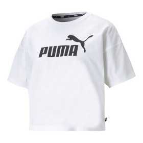 Damen Kurzarm-T-Shirt Puma Essentials Weiß