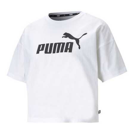 T-shirt med kortärm Dam Puma Essentials Vit