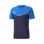 T shirt à manches courtes Enfant Puma Individual Rise Blue Bleu