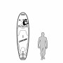 Tavla Paddle Surf Cressi-Sub Fluid 10,2”.NA021020 Blå