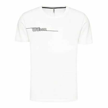 Kurzärmliges Sport T-Shirt Wilson Team II Teach Weiß