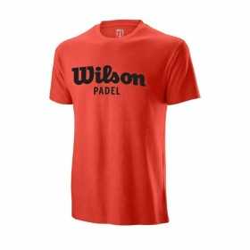 T-shirt à manches courtes homme Wilson Script Rouge