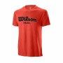 Men’s Short Sleeve T-Shirt Wilson Script Red