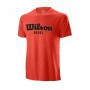 T-shirt med kortärm Herr Wilson Script Röd