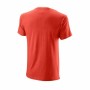 T-shirt med kortärm Herr Wilson Script Röd