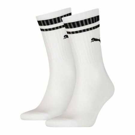 Chaussettes de Sport Puma Crew Heritage Blanc