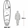 Paddle Surf Board Reef Window Cressi-Sub 10,2" Blå