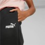 Pantalon de Survêtement pour Adultes Puma ESS+ Embroidery High-Waist Femme Noir