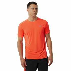 T-shirt med kortärm Herr New Balance Accelerate Orange