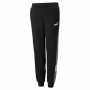 Children's Tracksuit Bottoms Puma Essentials+ Colorblock Black Boys