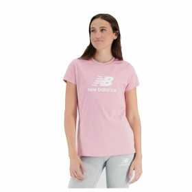 T-shirt med kortärm Dam New Balance Essentials Rosa