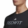 Herren Kurzarm-T-Shirt Adidas Graphic Schwarz