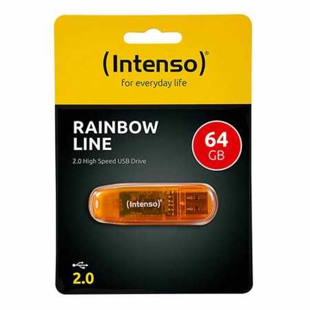 Clé USB INTENSO 3502490 USB 2.0 64 GB Orange 64 GB DDR3 SDRAM