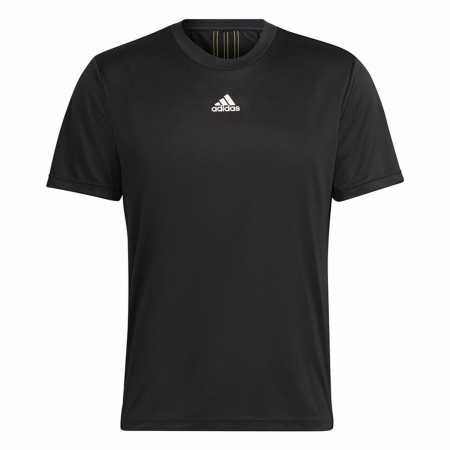 T-shirt à manches courtes homme Adidas Aeroready HIIT Back Noir