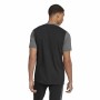 Herren Kurzarm-T-Shirt Adidas Essentials Melange Schwarz