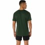 Herren Kurzarm-T-Shirt Asics Core Ss Top Hombre grün