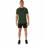 Men’s Short Sleeve T-Shirt Asics Core Ss Top Hombre Green