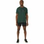 Men’s Short Sleeve T-Shirt Asics Big Logo Dark green
