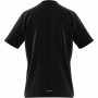 Herren Kurzarm-T-Shirt Adidas Aeroready Schwarz