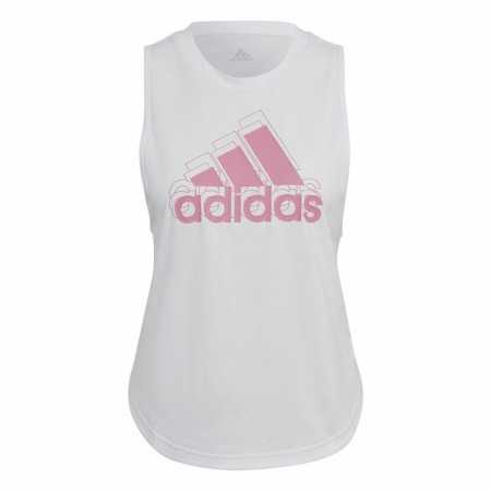 Ärmlös sporttröja Dam Adidas AEROREADY Racerback Vit