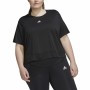 T-shirt med kortärm Dam Adidas AeroReady Studio Loose