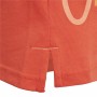 Child's Short Sleeve T-Shirt Adidas Graphic Tee Orange