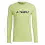 Chemise à manches longues homme Adidas Terrex Primeblue Trail Vert citron