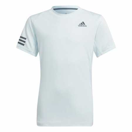 T-shirt med kortärm Herr Adidas Club Tennis 3 bandas Vit