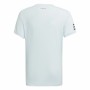 T-shirt med kortärm Herr Adidas Club Tennis 3 bandas Vit