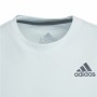 Men’s Short Sleeve T-Shirt Adidas Club Tennis 3 bandas White
