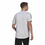 T-Shirt Adidas Aeroready D2M Sport 3 Bandas Weiß