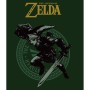 T-shirt med kortärm The Legend of Zelda Link Pose Grön Unisex