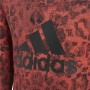 Sweatshirt ohne Kapuze für Mädchen Adidas YG Crew Rot