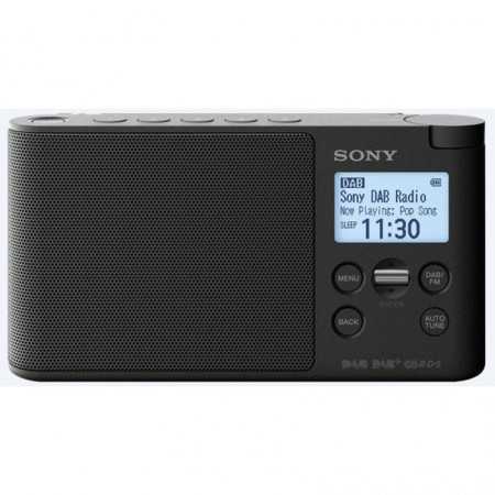 Transistorradio Sony XDR-S41D FM LCD Vit Svart