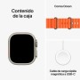 Montre intelligente Apple MREH3TY/A 1,9" Orange Doré 49 mm