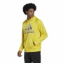 Herren Sweater mit Kapuze Adidas Game and Go Big Logo Gelb