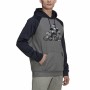 Sweat à capuche homme Adidas Game and Go Camo Gris