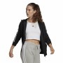 Damen Sweater mit Kapuze Adidas Essentials French Terry Schwarz