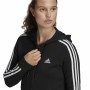 Damen Sweater mit Kapuze Adidas Essentials French Terry Schwarz