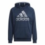 Herren Sweater mit Kapuze Adidas Game and Go Big Logo Blau