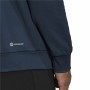 Herren Sweater mit Kapuze Adidas Game and Go Big Logo Blau