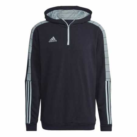 Herren Sweater mit Kapuze Adidas Tiro VIP Marineblau Dunkelblau