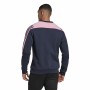 Herren Sweater ohne Kapuze Adidas Future Icons 3 Marineblau Schwarz