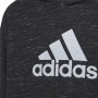 Tröja med huva Unisex Adidas Future Badge Svart