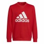 Jungen Sweater ohne Kapuze Adidas Essentials Rot