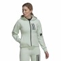 Damen Sweater mit Kapuze Adidas Mission Victory grün