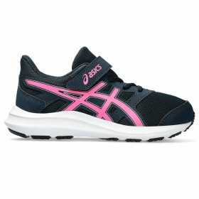 Chaussures de Running pour Enfants Asics Jolt 4 PS Rose Bleu foncé