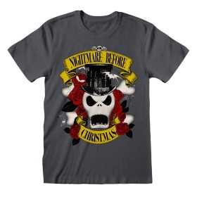 T shirt à manches courtes The Nightmare Before Christmas Top Hat Jack Graphite Unisexe