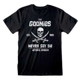 T-shirt med kortärm The Goonies Never Say Die Svart Unisex