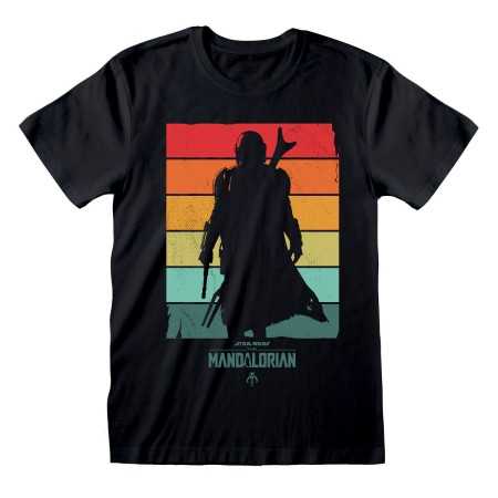 Kurzarm-T-Shirt The Mandalorian Spectrum Schwarz Unisex
